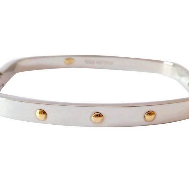 Milor White And Gold Studded Bracelet 199$